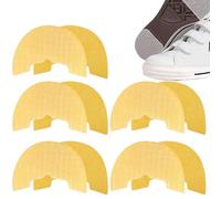 Stick Soles, Shoe Soles, Adhesive Shoe Protector, Sports Shoe Pads, 7x4x0.4cm/2.76x1.57x0.16 Inches, Adhesive Non Slip Shoes Sole Protectors for Sports, Casual Shoes, and Slippers, Yellow
