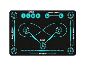 Stick Sport Surfaces - Athletic Skill Carpet, Agility Balance Platforms, 19.7x31.5inch Pro Movement Reaction Arenas | Precision Foot Work Stability Zone, Gymnasium Speed Coordination