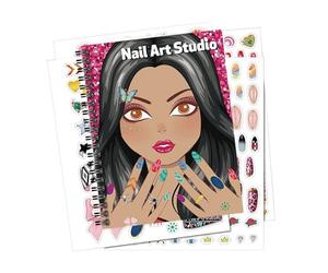 Sticker Activity Book | 16,5 x 21,5 cm Nail Design Sticker Book - Child-Friendly Fingernail Design Toy Kit Artistic Growth Attention For Home School Kindergarten Kids Room Travel Nursery Teen