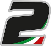 Sticker Adhesivo con el número de carreras de Italia, Rally Motocross, altura 15 cm