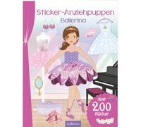 Sticker-Anziehpuppen Ballerina: Über 200 Sticker
