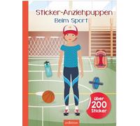 Sticker-Anziehpuppen - Beim Sport: Über 200 Sticker