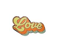 Sticker Boogie Pin esmaltado cursivo colorido para sombreros, bolsos, solapas y otras prendas de vestir, Resina, Sin gemas.