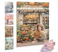 Sticker Book, 3D Cozy Scrapbooking Sticker Book, 20 Sticker Papers, Peelable Page By Page, Easy To Take Off, For Adults And Kids, Anti-Stress And Creative Leisure (C)