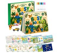 Sticker Book - Reusable Animal Coloring Educational Activity Book