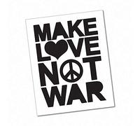 Sticker Collective Haz el Amor, no la Guerra Etiqueta