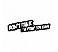 Sticker Collective NO pánico Que F conseguimos Esto JDM Coche de la Etiqueta engomada