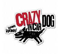 Sticker Collective Perro Loco En engomada del Coche