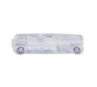 sticker de carro Compatible Con Ford Para Mondeo MK4 Para S-Max 2006 2007 2008 2009 2010 2011 2012 2013 2014 2015 Pegatinas Reparación Botones Calcomanías Plateadas De Control De Clima(Silver)