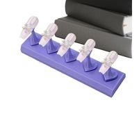 Sticker Holder - Heart-Shaped Non-Magnetic Nail Tray Set | Reusable Ņail Art Display Stand | Professional Manicure Palette For ŅailSalons DIY And Beginners, Durable Acrylic Beauty Tool