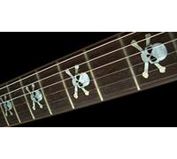Sticker Inlay Vinyl Skulls Running Deluxe White & Black Fret Markers Guitars & Bass … …