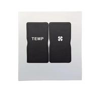 Sticker salpicadero Compatible Con Porsche Para 911 2004 2007 Kit Reparación Botón Interruptor Aire Acondicionado Automóvil Calcomanía Adhesiva Para Reparar Partes Descoloridas Y Feas