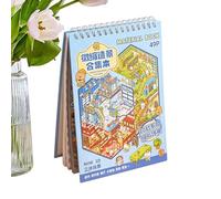 Sticker Scene - 7,48 pulgadas Miniature Landscape Stickers Book | Capture The Joy Series Visual Stickers | 3D House Sticker Pack For Girls Gift Children Friend. Paper Pet, 290 g.