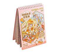 Sticker Scene - 7,48 pulgadas Miniature Landscape Stickers Book | Capture The Joy Series Visual Stickers | 3D House Sticker Pack For Girls Gift Children Friend. Paper Pet, 290 g.