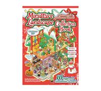 Sticker Scene - Decal Tapes Aesthetic, 3D Christmas and Halloween Sticker Scenes, Creative Scrapbooking Supplies, DIY Crafting Accessories, for School Classroom Camping Travel Journaling