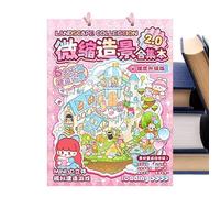 Sticker Scene - DIY Cartoon Fun Craft Supplies, Miniature Landscape Sticker Scene Book for Kids, Adults, Scrapbooking, Notebook, Journal, Home, School, Birthday, Holiday, Party