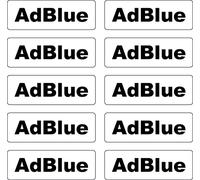 Stickerloveshop 10 pegatinas líquidas de combustible, etiquetado, tapa del depósito, bidón de coche, indicación de combustible, mezcla de gasolina AdBlue diésel, agua Aspen Super (AdBlue)