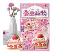 Stickers apilables para manualidades - Juguete artístico de dibujos animados para manualidades - Mini Escenas Construibles con Pegatinas 3D,para entusiastas del scrapbooking, de cumpleaños y recompens