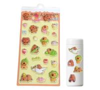 Stickers - Cartoon Capybara Cute Animal Decals, Fun Arts Crafts Decoration, Waterproof Tear-Resistant Vinyl for Greeting Cards Party Birthday Classroom, Activity Supplies, Multi Color
