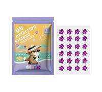 Stickers de Detección UV con 12 Horas de Duración | Precisión en la Monitoreo Solar, Variedad de Diseños Florales y Corazones | Útiles para Paseos, Actividades Infantiles y Tiempo al Sol