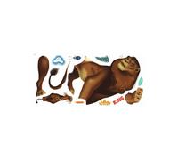 Stickers de pared - RoomMates - Simba - Vinilo - 12 piezas - Multicolor