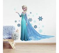 Stickers Disney Elsa Frozen brillante gigante RoomMates reutilizables (124 x 105 cm) - Vinilo