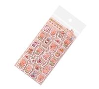 Stickers - DIY Funny Cartoon Animal Set, 3D Felt Cute Decorative Collection with Reusable Adhesive Backing Design, Easy Peel Apply Function, Ideal for Scrapbook Planner Diary School Crafts