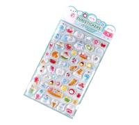 Stickers for Kids - Cartoon Animal Decals for Party | 3D Puff Sticker Set, Laptop Birthday Classroom Activity Reward Accessory, Greeting Card Decoration, Fun Collectible