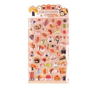 Stickers for Kids - Cartoon Animal Decals for Party | 3D Puff Sticker Set, Laptop Birthday Classroom Activity Reward Accessory, Greeting Card Decoration, Fun Collectible