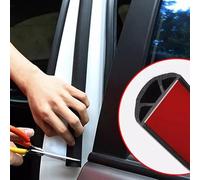StickersLab 1M Junta de goma adhesiva para borde de puerta delantera del coche, columna B