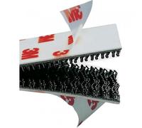 StickersLab - Velcro adhesivo Dual Lock sistema de fijación extraíble SJ3550 negro (rectángulo - 4 unidades)