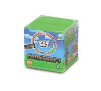 Sticki Rolls Minecraft Mystery Capsule - Pulsera con Licencia Oficial con 50 Pegatinas holográficas, 4 Niveles de rareza para coleccionar