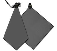 STICKIT Toalla magnética, Gris, Toalla de Golf de Microfibra de Nivel Superior con Bolsillos Profundos de gofre, imán de Fuerza Industrial para un Fuerte Agarre a carritos de Golf o Palos