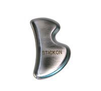 STICKON Herramienta de movilización de tejidos blandos de acero inoxidable Gua Sha para masaje IASTM (forma B)