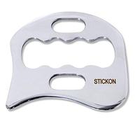 STICKON IASTM Herramienta de masaje para raspar gua sha, de acero inoxidable, herramienta de movilización de tejidos blandos, K Shape