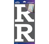 stickosticko Basic Blanco Monogram Stickers-r, Otros, Multicolor