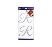 stickosticko Elegante de lámina Plateada Monogram Stickers-r, Otros, Multicolor