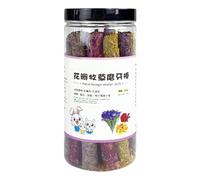 Sticks de masticación de Conejito - Juguetes Animales pequeños | Juguete de dentición de Conejo | Animales mastiicando | Tratas interactivas saludables de los Dientes Que molenan Juguetes para