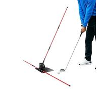 Sticks de práctica práctica de golf, portátil swing entrenador, palo de alineación de golf para putting mejora con ajustable, interior, exterior, hogar, oficina, backyard, corto beginner y golf
