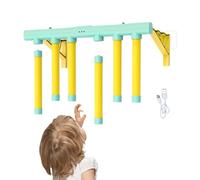 Sticks Reflex Recargables USB - Juego de Drop Stick Ajustable de 3 Velocidades, Juguete de Entrenamiento de Reacción Suave con Velocidades Ajustables, Divertido Juego de Reflex para , Hogar, Au
