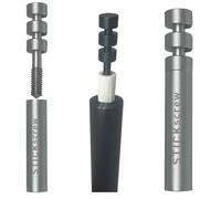 Stickscrew Extractor de bordado inteligente original con filtros rotos que liberan el soporte - compatible con IQOS ILUMA Prime One TEREA DELIA y LEVIA Sticks, plata