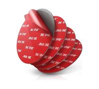 Sticky Adhesive Replacement for Dashboard Suction Cup Mount, 80mm (3.15") 4pcs 3M VHB Circ