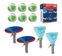 Sticky Ball, Sticky Ball Fangspiel,Wasserdichter Paddel-Fangball 2-in-1- und Fangspiel - 2-Personen-Pool-Sticky-Ball-, Pop und Catch-Ball-Sspiel für Kinder Erwachsene zum Spielen im Innen- A