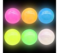 Sticky Ball, Stress Relief Toy, Glowing Ceiling Balls, 2.36 Inches 6X Sensory Dream Set, Soft Squishy Texture, Perfect For Adults Kids Relaxation Focus Play Bedroom Office Home Stress
