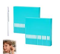 Sticky Ear Cleaning Buds，24pcs Sticky Ear Cleaning Sticks， Reusable Earwax Removal Adhesive Swabs,Gentle Does Not Harm Ears Care For Adults Children And Elderly (small,2 pcs)