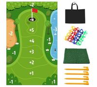 Sticky Golf GameGolf Chipping Game, juego de tapete adhesivo de golf para interiores, 32 x 59 pulgadas, tapete de entrenamiento para adultos y familiares y niños en interiores