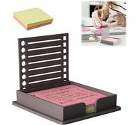 Sticky Note Holder with Stencil,PostIt Note Template, Post It Notes Dispenser，Designed and 3D Printed These Little to-Do List Templates and Notes Holder for My Desk