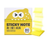 Sticky Note Pads - 80 Sheets Funny Pull-Out Smooth Writing Paper Supplies