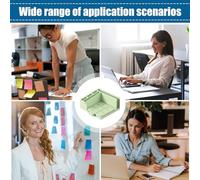 Sticky Note Stencil | Portable Storage Tool | Versatile Sticky Note Stencil Organization - Enhanced Productivity Aid For Family Friends Men School Home Offices Indoor Desk Daily