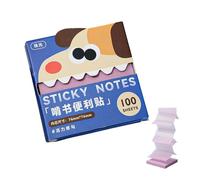 Sticky Notes - Bloc de escritura extraíble transparente translúcido | Bloc de notas adhesivas para escuela, oficina, trabajo, hogar, aula, estudio, diario, planificador, escritorio, papelería